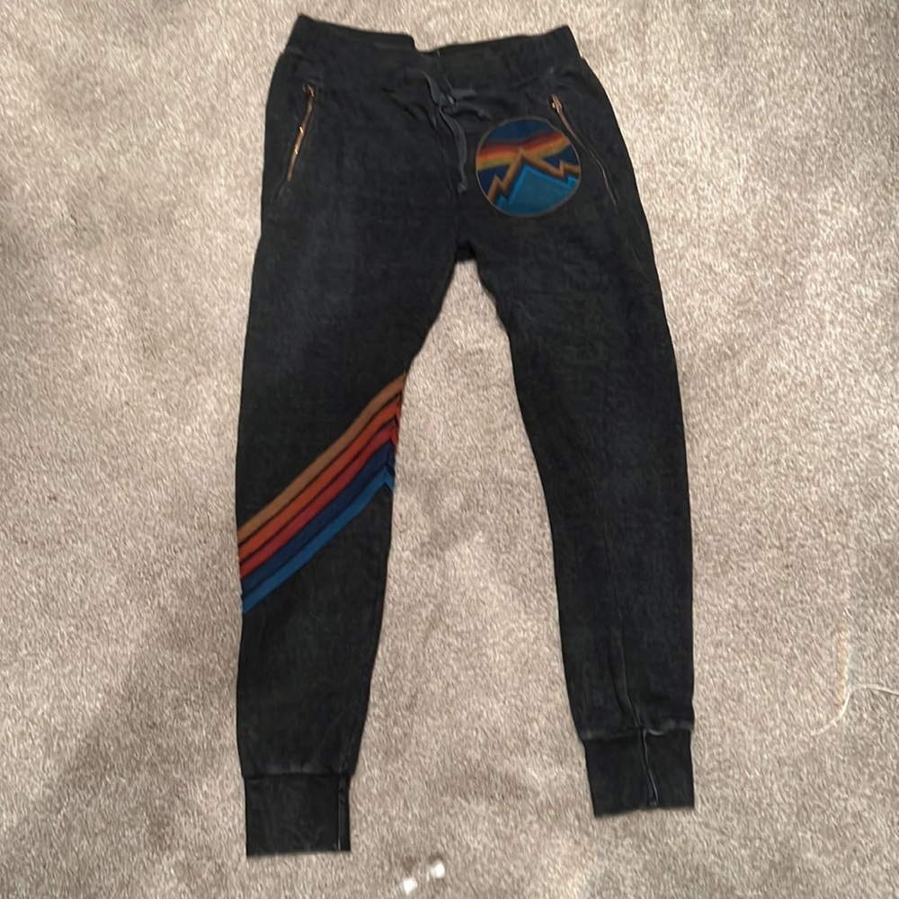 Aviator nation, sweatpants, size medium, charcoal